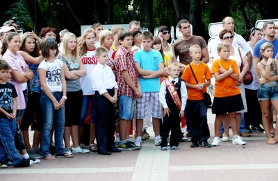 На олимпийской площадке