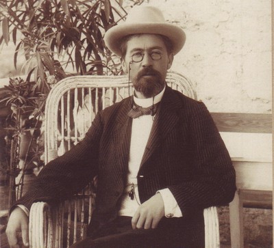 Антон Павлович Чехов. Ялта, 1902 год. Фотографъ А.М. Иваницкiй