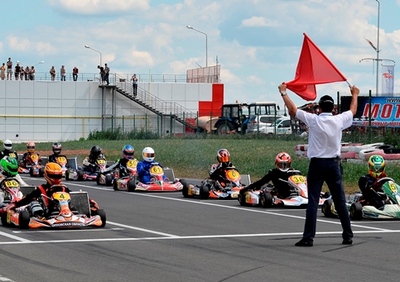 На белгородском треке