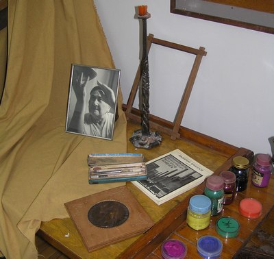 Уголок памяти Василия Ермилова Мастер - для учителя