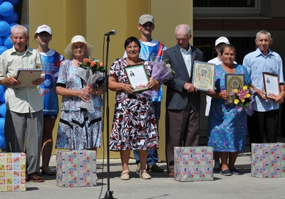В этот день чествовали и супругов-юбиляров Это счастье, любовь и удача