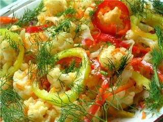 Салат из цветной капусты