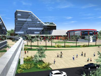 Комплекс аквапарка с фитнесс-центром и гостиницей Парк инноваций и здоровья